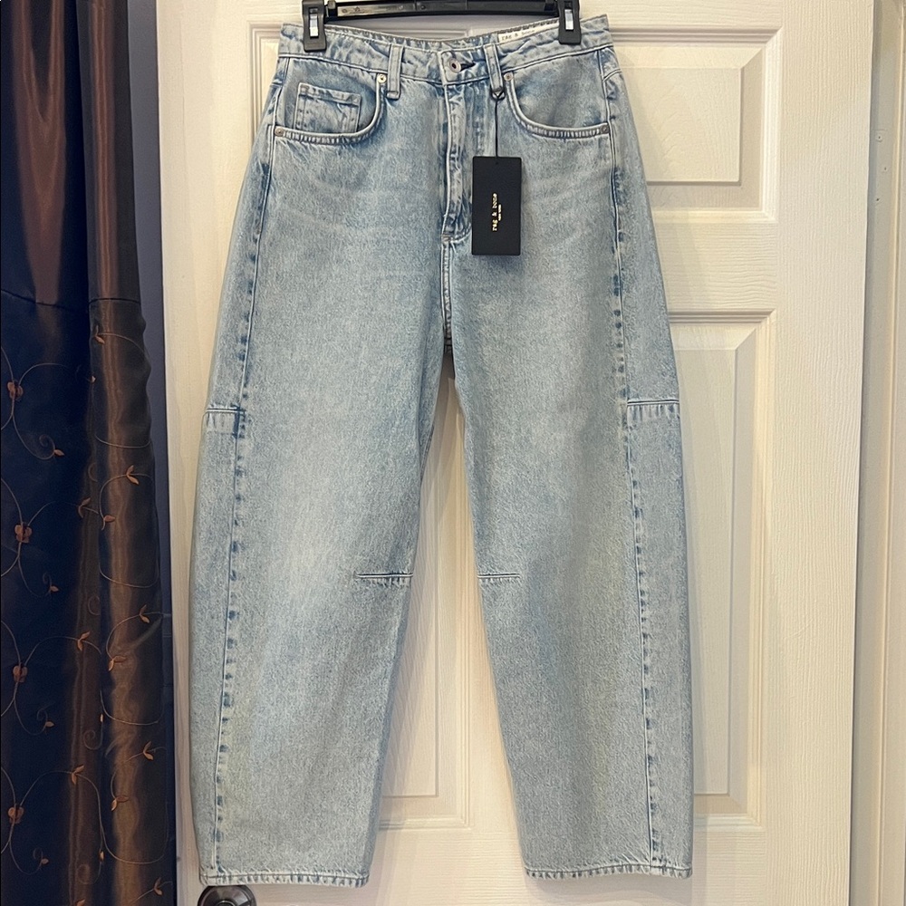 Rag & Bone chase hide rise barrel jeans